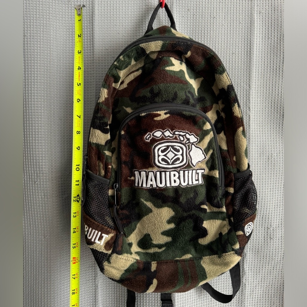 Maui Built camo backpack